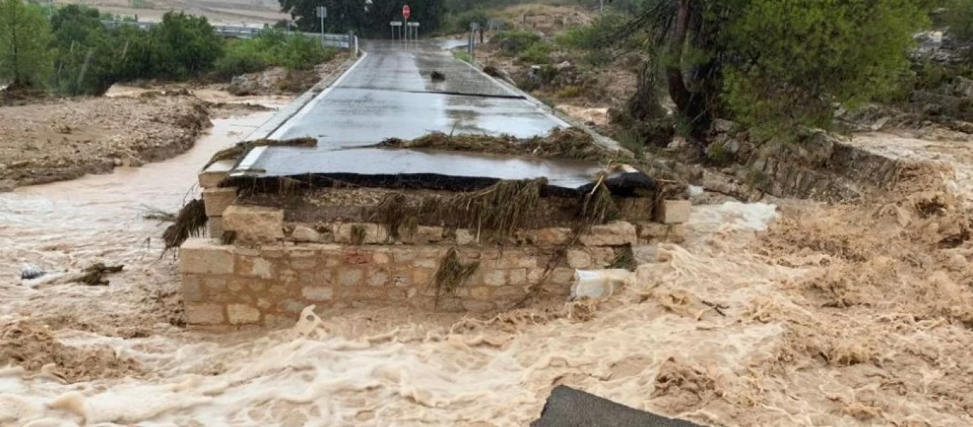 Κακοκαιρία στην Ισπανία: Χωρίς ηλεκτρισμό πάνω από 220.000 κάτοικοι